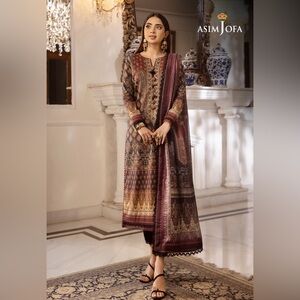 Elegant Multicolor Paisley Long Dress